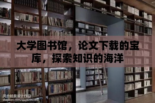 大學圖書館，論文下載的寶庫，探索知識的海洋