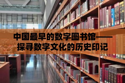 中國最早的數字圖書館——探尋數字文化的歷史印記