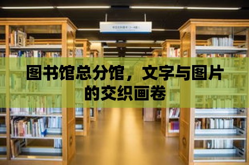 圖書館總分館，文字與圖片的交織畫卷