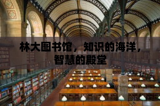 林大圖書館，知識的海洋，智慧的殿堂