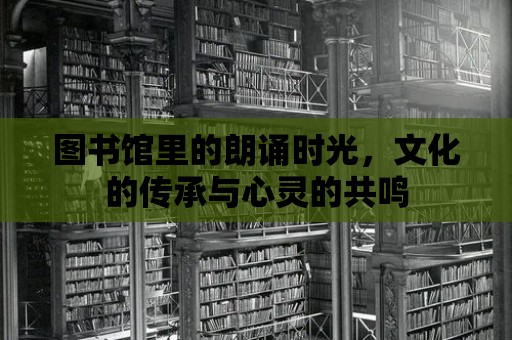 圖書(shū)館里的朗誦時(shí)光，文化的傳承與心靈的共鳴