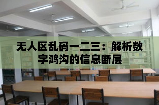 無人區(qū)亂碼一二三：解析數(shù)字鴻溝的信息斷層