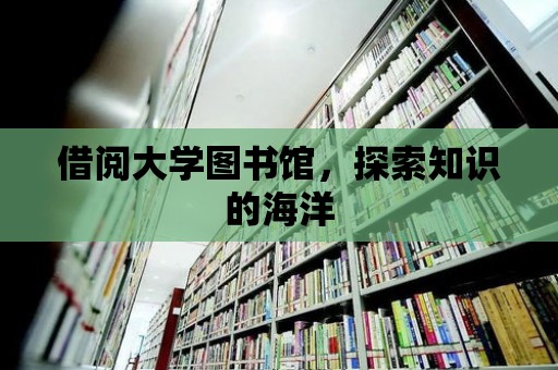 借閱大學圖書館，探索知識的海洋