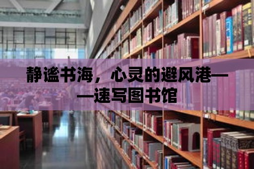 靜謐書海，心靈的避風港——速寫圖書館