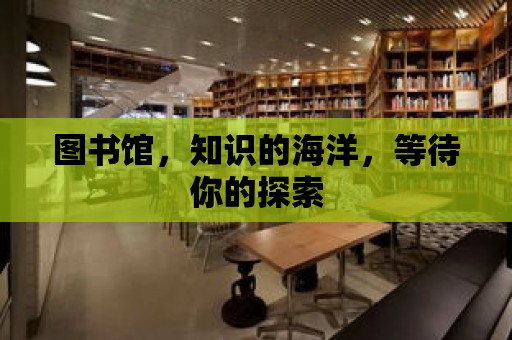 圖書館，知識的海洋，等待你的探索