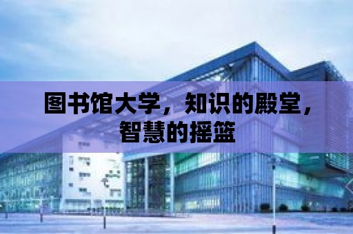 圖書館大學，知識的殿堂，智慧的搖籃