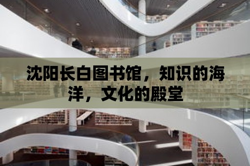 沈陽長白圖書館，知識的海洋，文化的殿堂