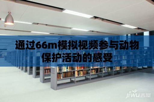 通過66m模擬視頻參與動物保護活動的感受