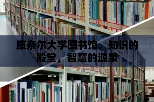 康奈爾大學圖書館，知識的殿堂，智慧的源泉