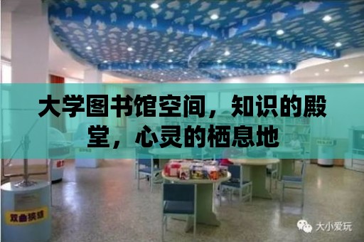 大學圖書館空間，知識的殿堂，心靈的棲息地