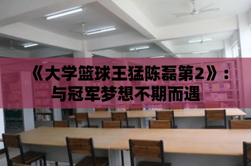 《大學籃球王猛陳磊第2》：與冠軍夢想不期而遇