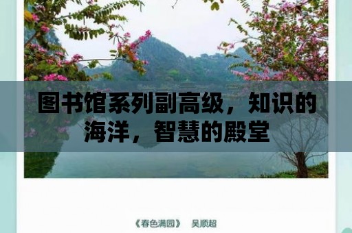 圖書館系列副高級，知識的海洋，智慧的殿堂