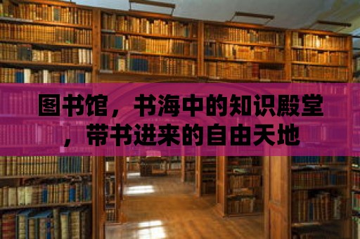 圖書館，書海中的知識殿堂，帶書進來的自由天地