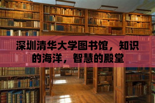 深圳清華大學圖書館，知識的海洋，智慧的殿堂