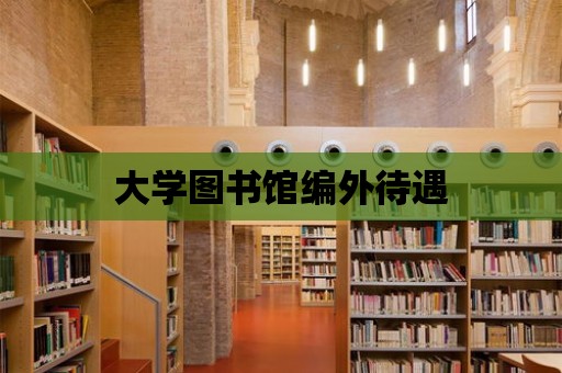 大學圖書館編外待遇