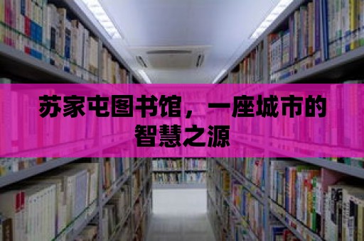 蘇家屯圖書館，一座城市的智慧之源