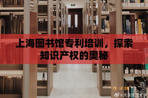 上海圖書館專利培訓，探索知識產權的奧秘