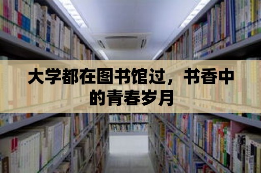 大學都在圖書館過，書香中的青春歲月