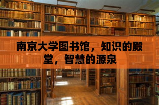 南京大學圖書館，知識的殿堂，智慧的源泉