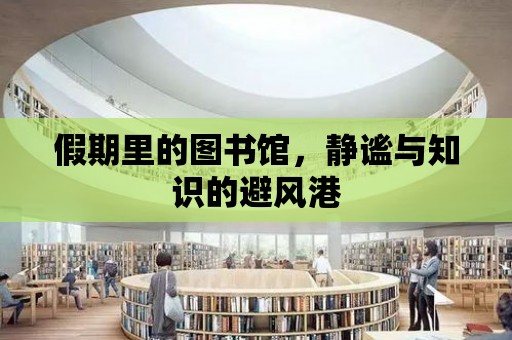 假期里的圖書館，靜謐與知識的避風港