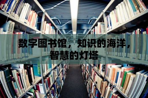 數字圖書館，知識的海洋，智慧的燈塔