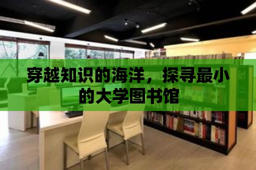 穿越知識的海洋，探尋最小的大學圖書館