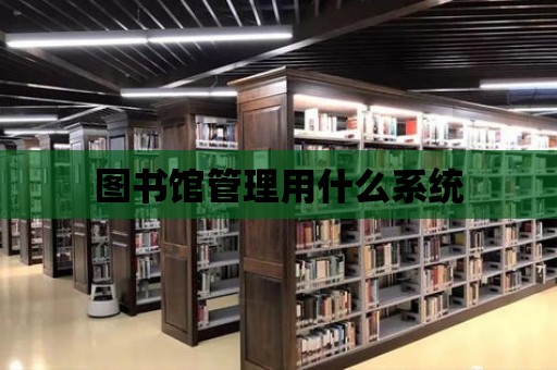 圖書館管理用什么系統