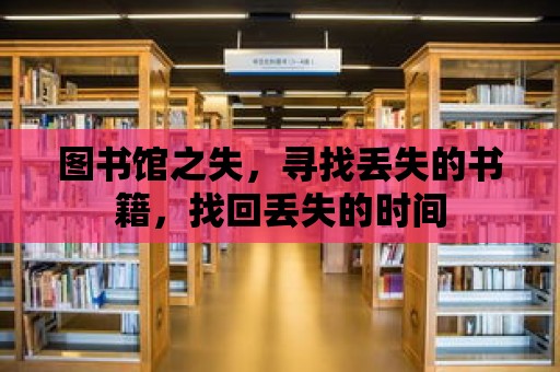 圖書館之失，尋找丟失的書籍，找回丟失的時間