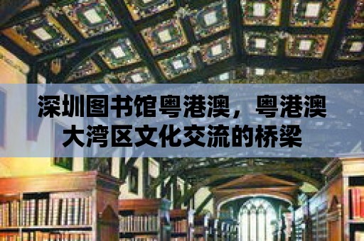 深圳圖書館粵港澳，粵港澳大灣區(qū)文化交流的橋梁