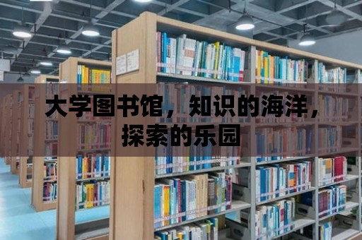 大學圖書館，知識的海洋，探索的樂園