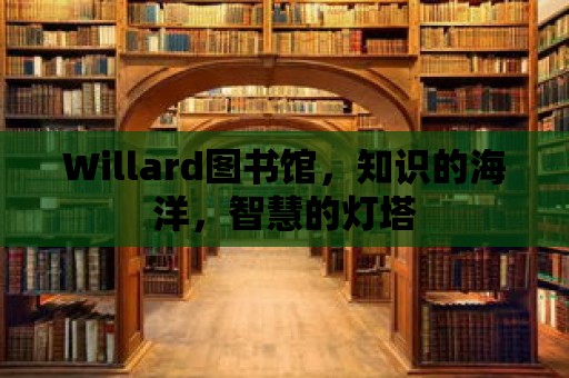 Willard圖書館，知識(shí)的海洋，智慧的燈塔