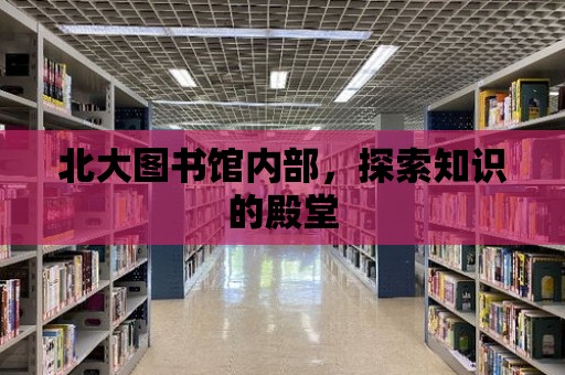 北大圖書館內部，探索知識的殿堂