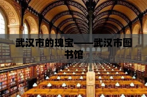 武漢市的瑰寶——武漢市圖書館