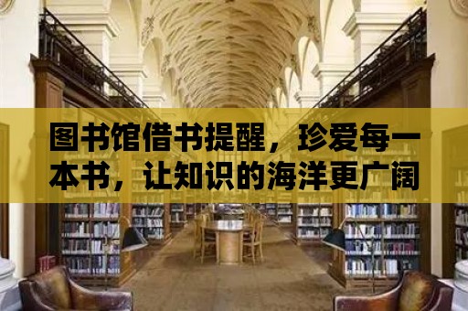 圖書館借書提醒，珍愛每一本書，讓知識的海洋更廣闊