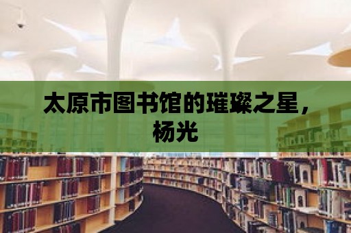 太原市圖書館的璀璨之星，楊光