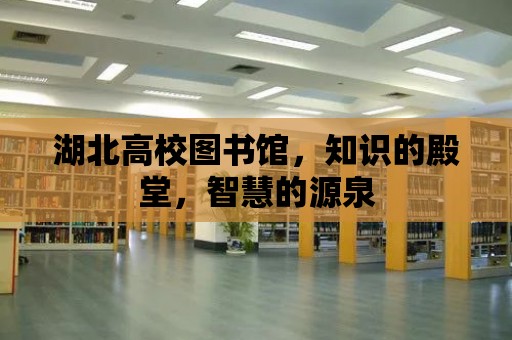 湖北高校圖書館，知識(shí)的殿堂，智慧的源泉