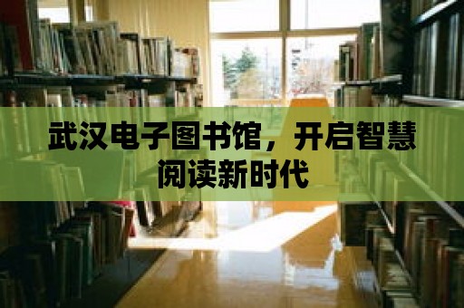 武漢電子圖書館，開啟智慧閱讀新時代