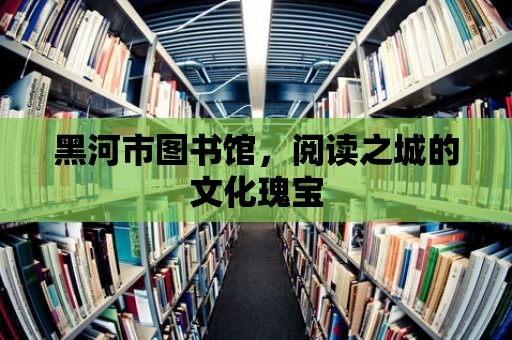 黑河市圖書館，閱讀之城的文化瑰寶