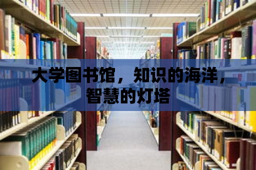 大學圖書館，知識的海洋，智慧的燈塔