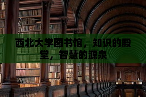 西北大學圖書館，知識的殿堂，智慧的源泉