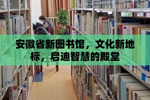 安徽省新圖書館，文化新地標，啟迪智慧的殿堂