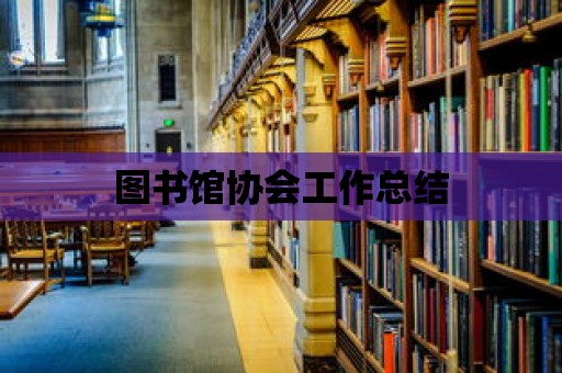 圖書館協會工作總結