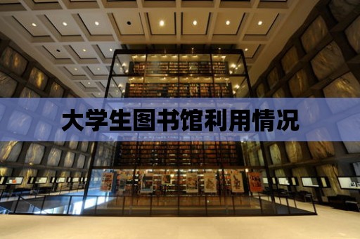 大學生圖書館利用情況