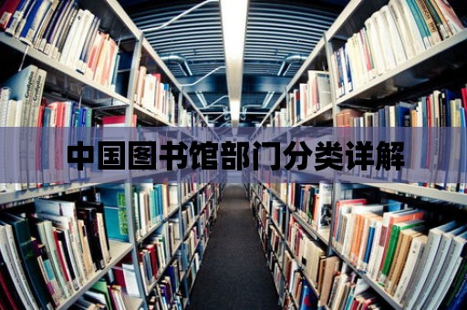 中國圖書館部門分類詳解