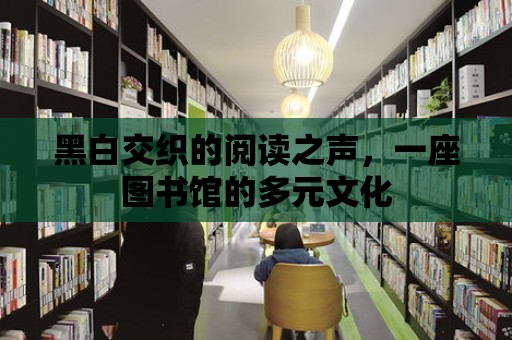 黑白交織的閱讀之聲，一座圖書館的多元文化