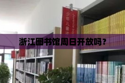 浙江圖書館周日開放嗎？