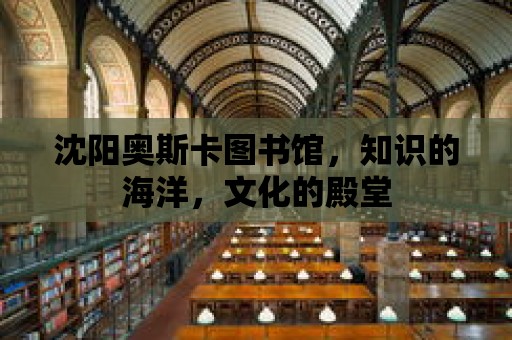 沈陽(yáng)奧斯卡圖書館，知識(shí)的海洋，文化的殿堂