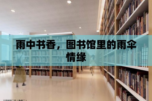 雨中書香，圖書館里的雨傘情緣