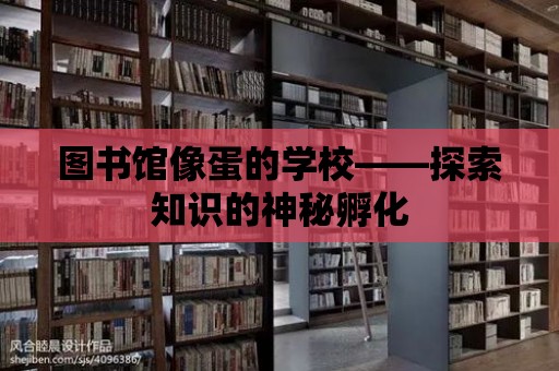 圖書館像蛋的學校——探索知識的神秘孵化