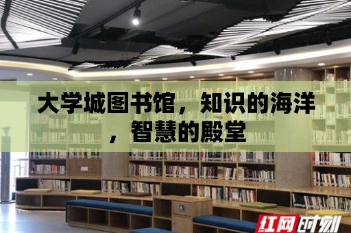 大學城圖書館，知識的海洋，智慧的殿堂